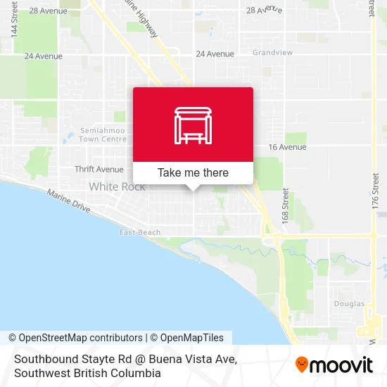 Southbound Stayte Rd @ Buena Vista Ave map