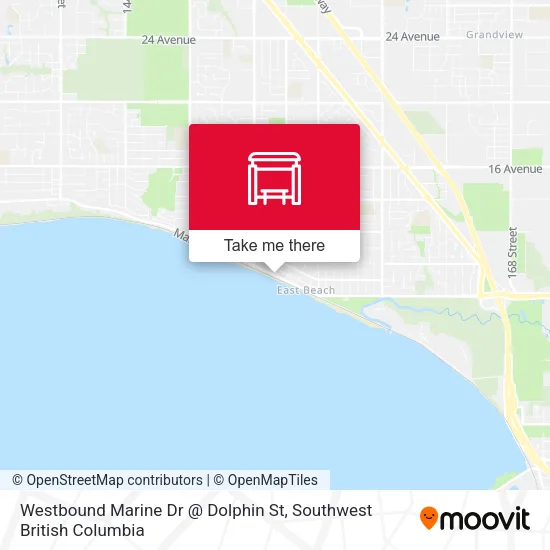 Westbound Marine Dr @ Dolphin St plan