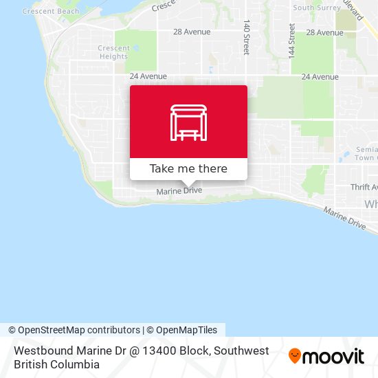 Westbound Marine Dr @ 13400 Block plan