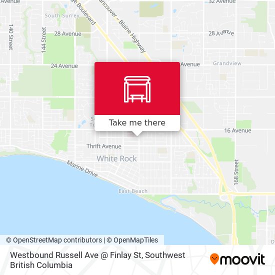 Westbound Russell Ave @ Finlay St plan