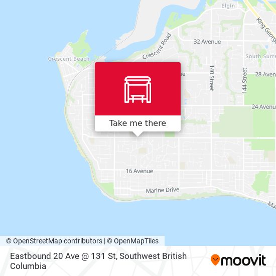Eastbound 20 Ave @ 131 St plan
