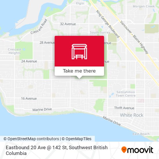 Eastbound 20 Ave @ 142 St plan