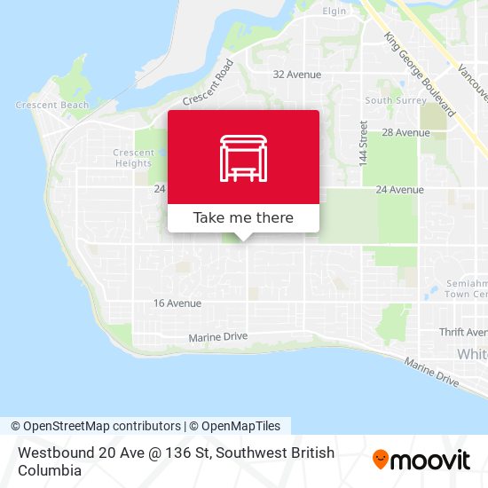 Westbound 20 Ave @ 136 St plan