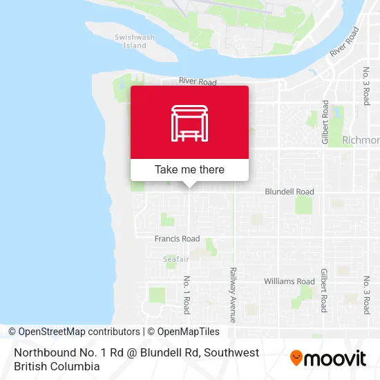 Northbound No. 1 Rd @ Blundell Rd map