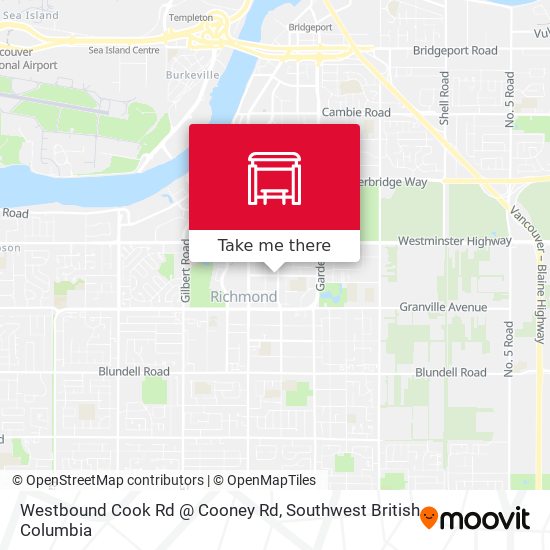 Westbound Cook Rd @ Cooney Rd plan