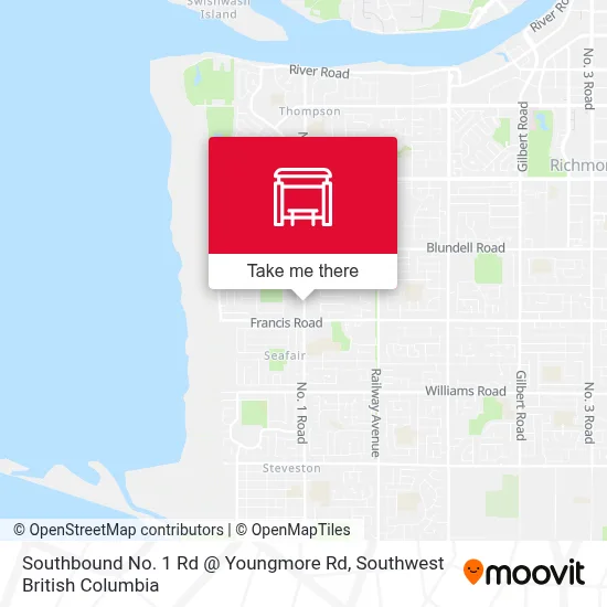 Southbound No. 1 Rd @ Youngmore Rd map