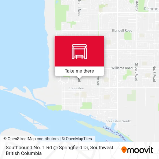 Southbound No. 1 Rd @ Springfield Dr map