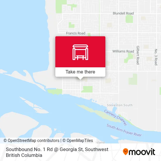 Southbound No. 1 Rd @ Georgia St map