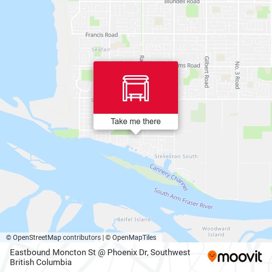 Eastbound Moncton St @ Phoenix Dr plan