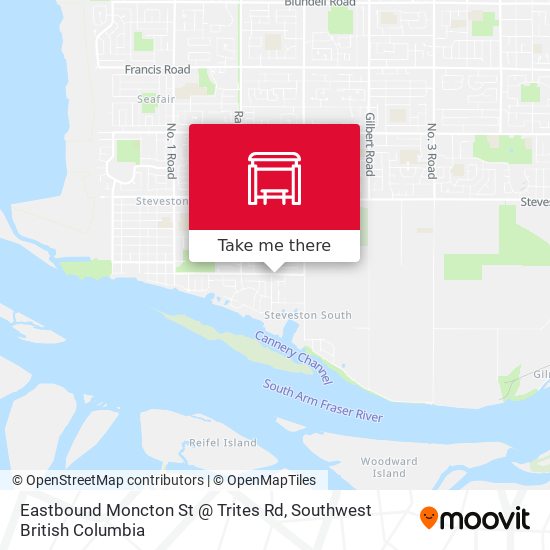 Eastbound Moncton St @ Trites Rd plan