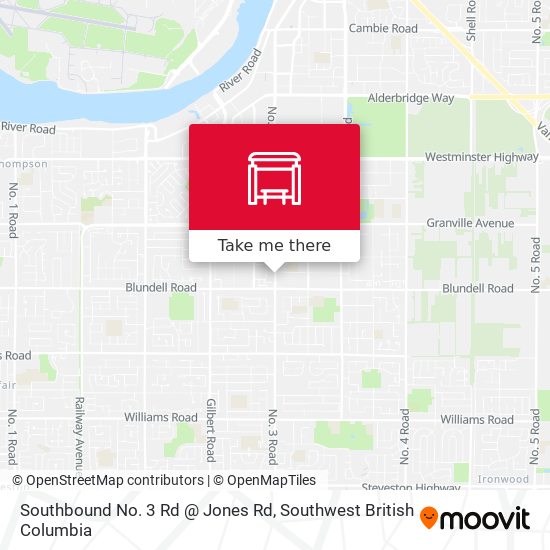 Southbound No. 3 Rd @ Jones Rd plan