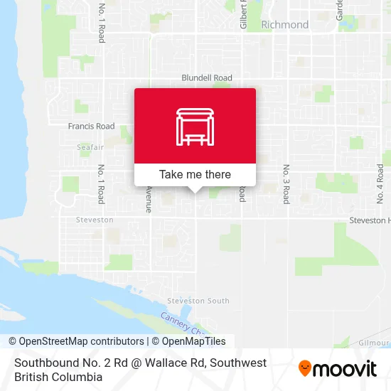 Southbound No. 2 Rd @ Wallace Rd map