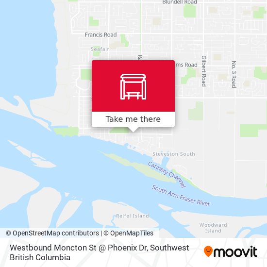 Westbound Moncton St @ Phoenix Dr plan