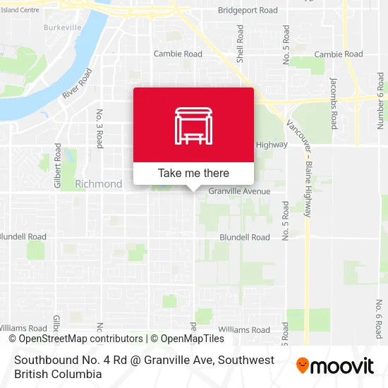 Southbound No. 4 Rd @ Granville Ave map