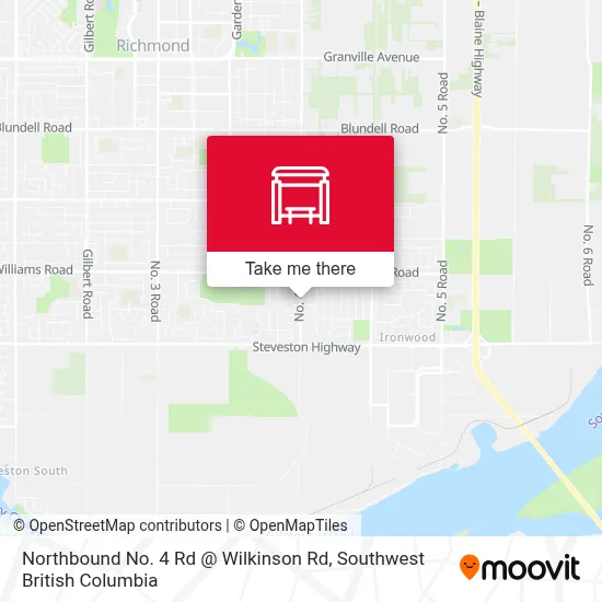 Northbound No. 4 Rd @ Wilkinson Rd map