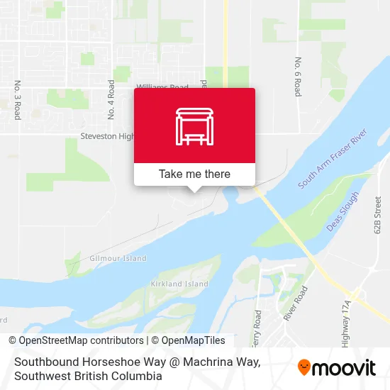 Southbound Horseshoe Way @ Machrina Way map