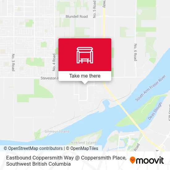 Eastbound Coppersmith Way @ Coppersmith Place map