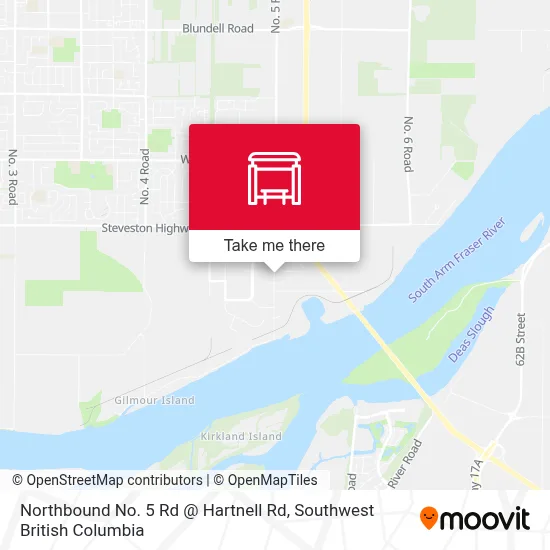Northbound No. 5 Rd @ Hartnell Rd map