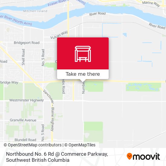 Northbound No. 6 Rd @ Commerce Parkway map