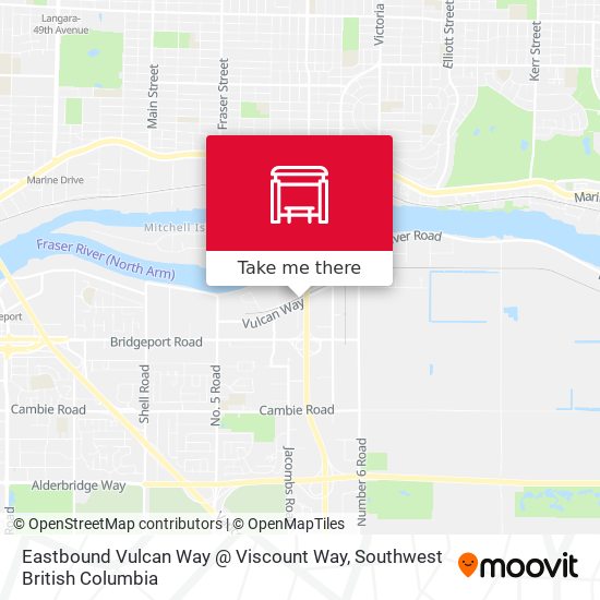 Eastbound Vulcan Way @ Viscount Way map