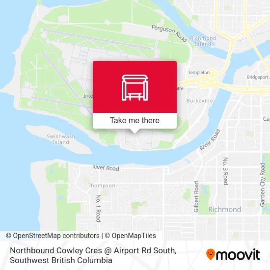 Northbound Cowley Cres @ Airport Rd South plan