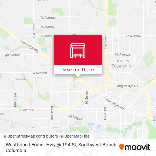 Westbound Fraser Hwy @ 194 St plan
