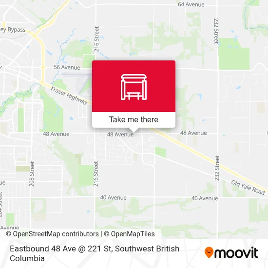 Eastbound 48 Ave @ 221 St map