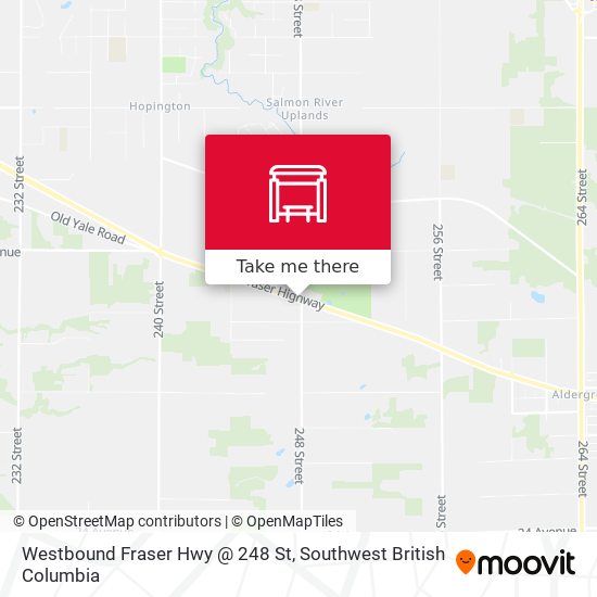 Westbound Fraser Hwy @ 248 St plan