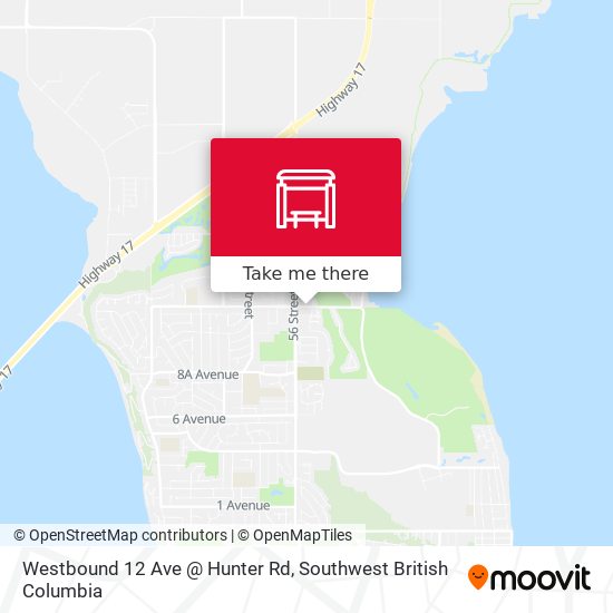 Westbound 12 Ave @ Hunter Rd plan