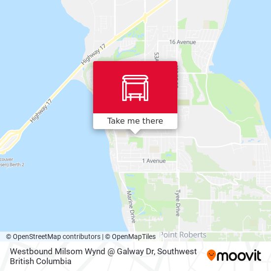 Westbound Milsom Wynd @ Galway Dr map