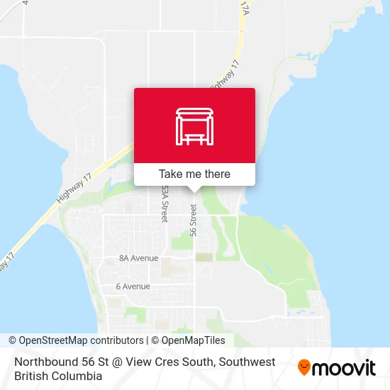 Northbound 56 St @ View Cres South map
