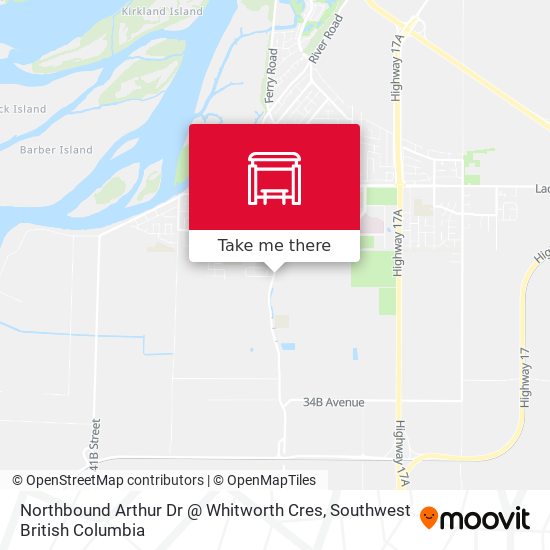Northbound Arthur Dr @ Whitworth Cres map