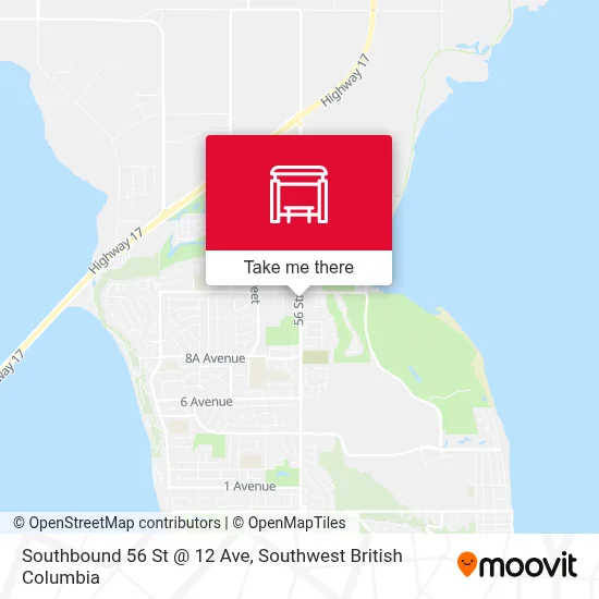 Southbound 56 St @ 12 Ave map