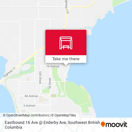 Eastbound 16 Ave @ Enderby Ave plan