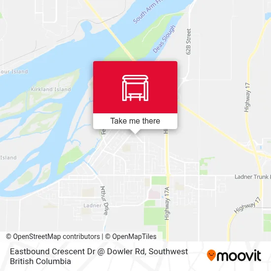 Eastbound Crescent Dr @ Dowler Rd map