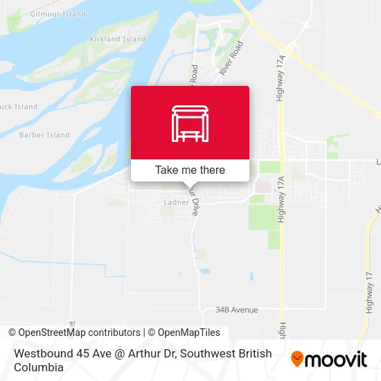 Westbound 45 Ave @ Arthur Dr plan