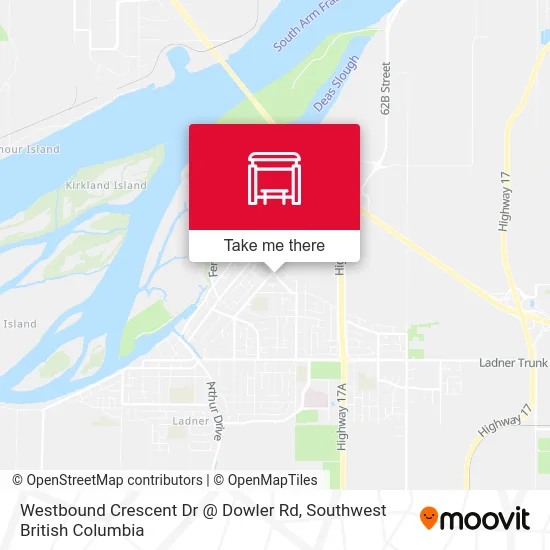 Westbound Crescent Dr @ Dowler Rd map