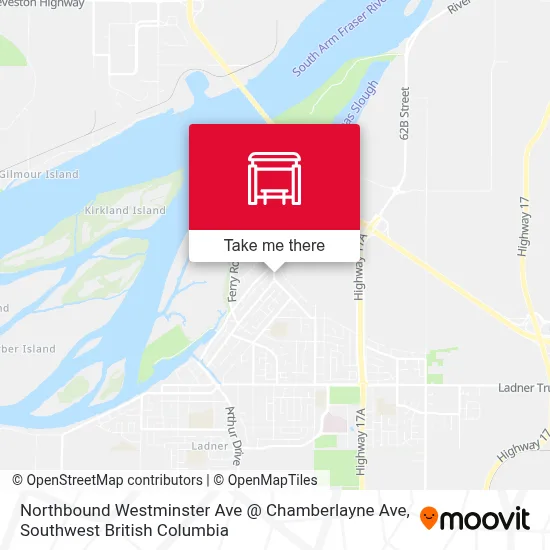 Northbound Westminster Ave @ Chamberlayne Ave map