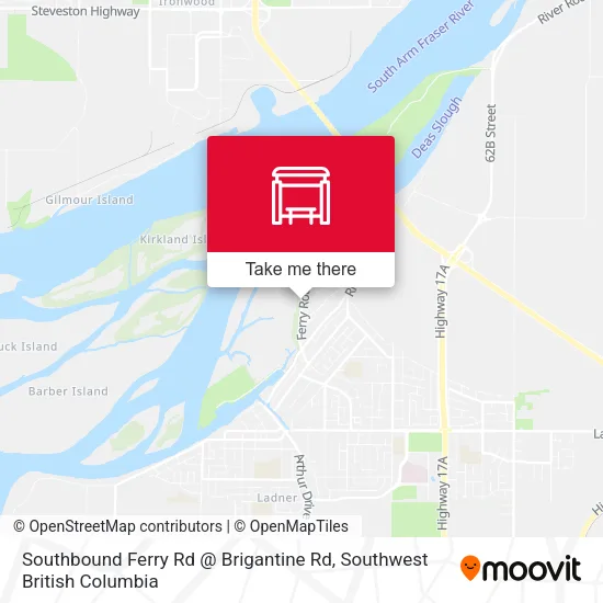 Southbound Ferry Rd @ Brigantine Rd map