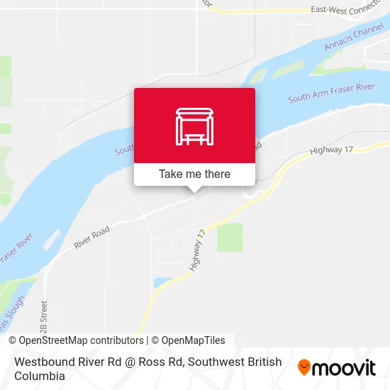 Westbound River Rd @ Ross Rd map