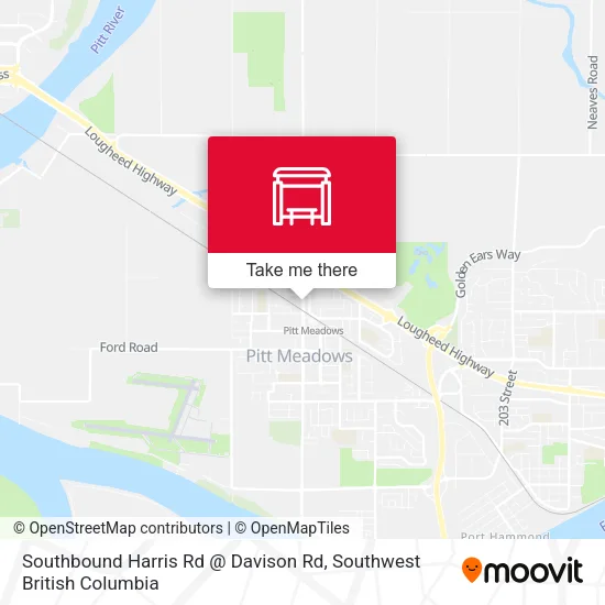 Southbound Harris Rd @ Davison Rd map