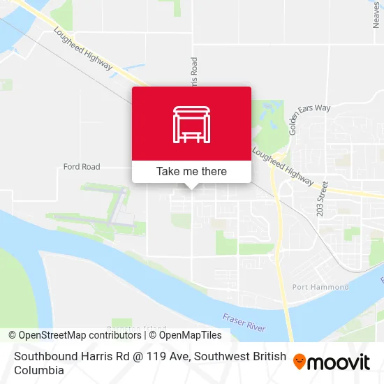 Southbound Harris Rd @ 119 Ave map