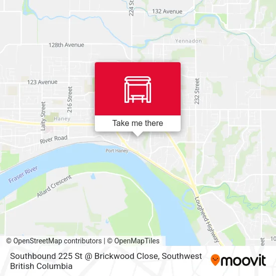 Southbound 225 St @ Brickwood Close plan