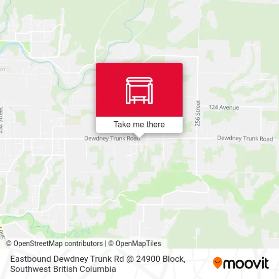 Eastbound Dewdney Trunk Rd @ 24900 Block map