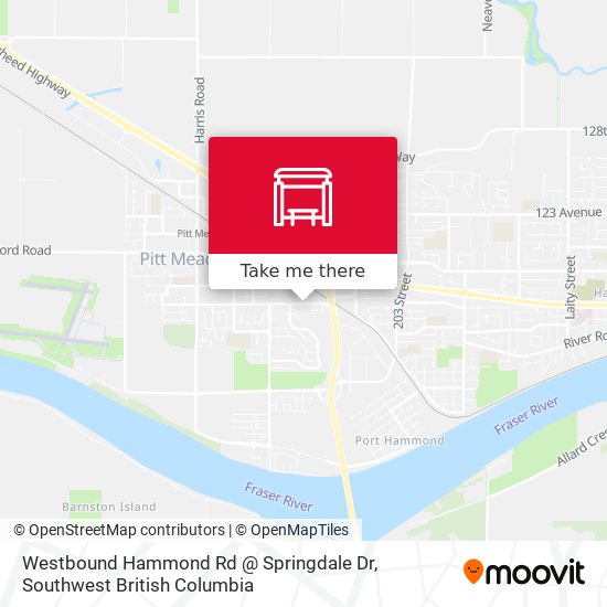 Westbound Hammond Rd @ Springdale Dr map