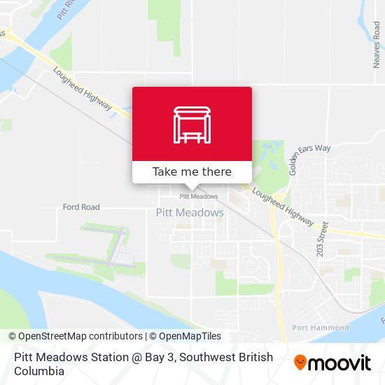 Pitt Meadows Station @ Bay 3 map