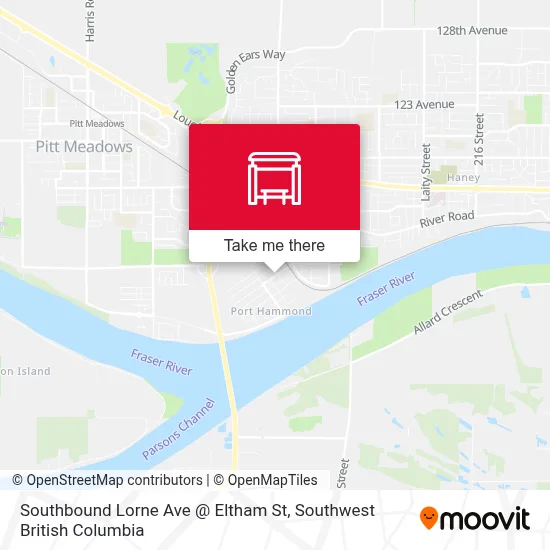 Southbound Lorne Ave @ Eltham St map