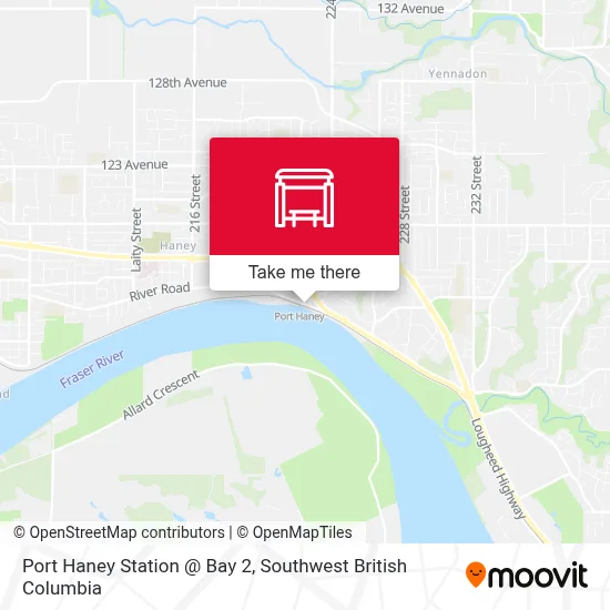 Port Haney Station @ Bay 2 map