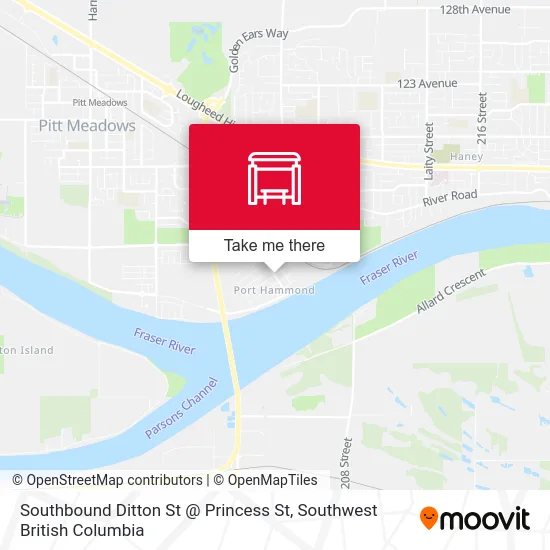 Southbound Ditton St @ Princess St plan