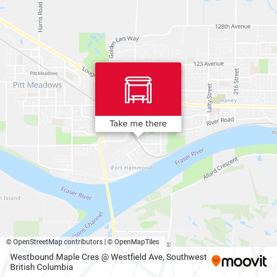 Westbound Maple Cres @ Westfield Ave plan